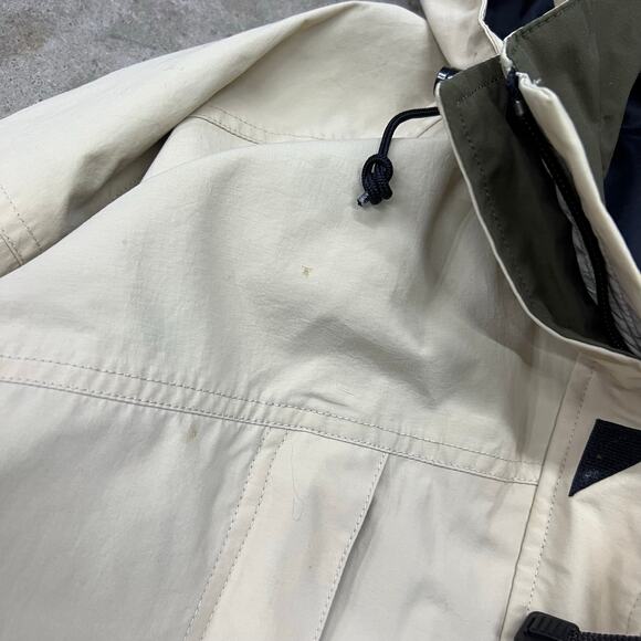 Vintage Orvis Fly Fishing Field Gore Tex Jacket Hooded Tan M Gorpcore Outdoors - Picture 13 of 16